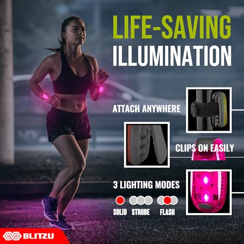LED Safety Lights 4 Pack