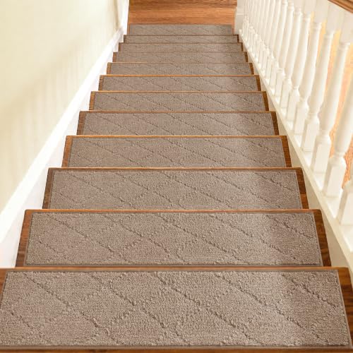Non Slip Stair Treads for Wooden Steps Indoor