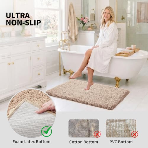 Microfiber Bathroom Rug Super Absorbent