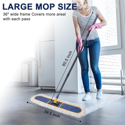 36" Commercial Dust Mops for Floor Cleaning