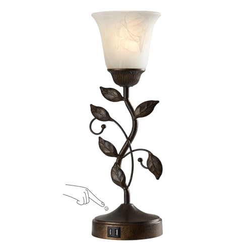 Touch Control Table Lamp with 2 USB Charging Ports