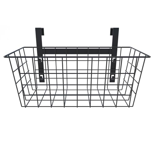 Hanging Kitchen Baskets Wire Storage Basket Over the Cabinet Door Organizer