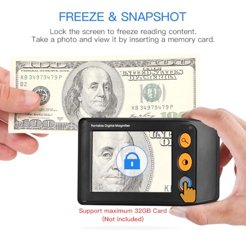 Digital Magnifier Electronic Video Magnifier 3.5 Inch LCD Screen