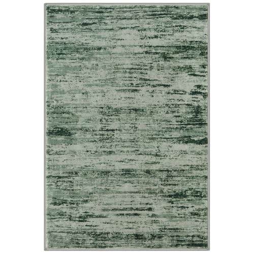 Washable Abstract Rug Non Slip
