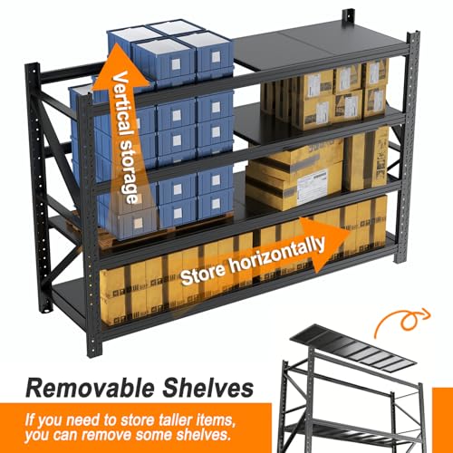 Storage Shelves with Pegboard