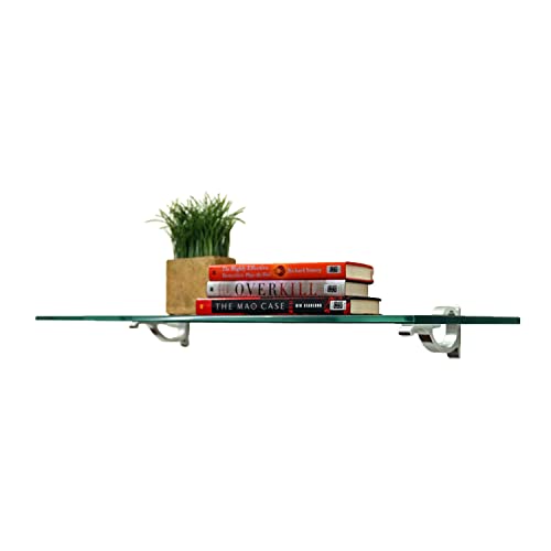 8" X 48" Monarch Floating Glass Shelves