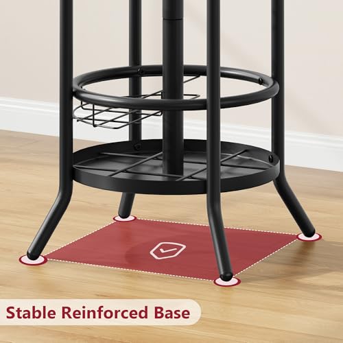 Coat Rack Stand with Umbrella Holder