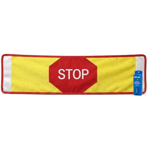 Stop Strip with Alerts and Hook & Loop Mounts for Doorway Exits