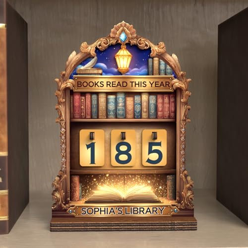Personalized Books Read This Year Counter