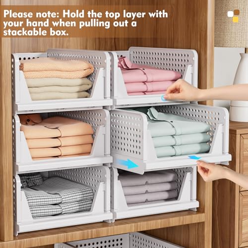 Stackable Closet Storage Basket