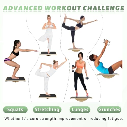 Professional Wooden Balance Board for Adults