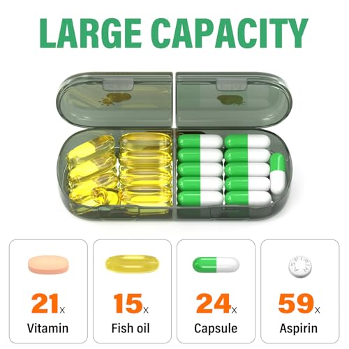 Weekly Pill Organizer 2 & 3 & 4 Times a Day