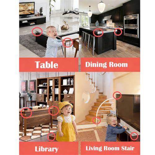 12 Pack Corner Protectors for Baby Proofing