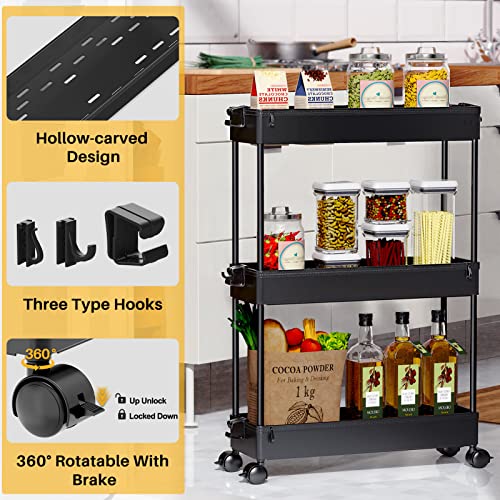 Slim Rolling Storage Cart