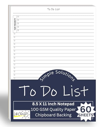 To Do List Notepads for Work