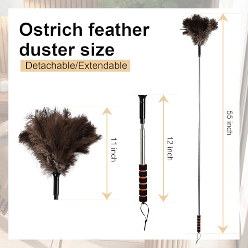 Extendable Lambswool Duster with Bendable Anti