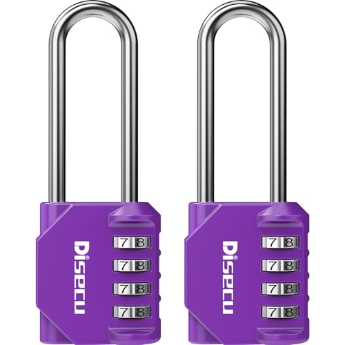 4 Digit Long Shackle Combination Lock