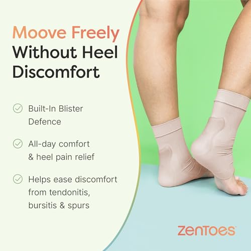 Gel Padded Ankle and Heel Protector Sleeves for Boots