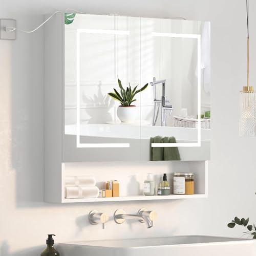 Large LED Medicine Cabinet for Bathroom