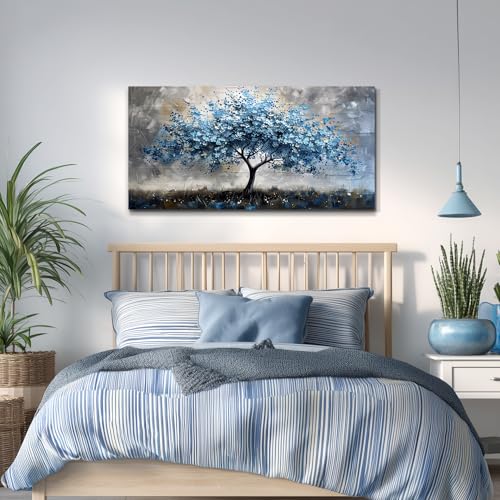 Canvas Wall Art For Bedroom Wall Decor For Living Room Modern Office Artwork For Walls Scenic Painting Forest Tree Landscape Pictures Nature Abstract Decoration Ready To Hang Home Decor