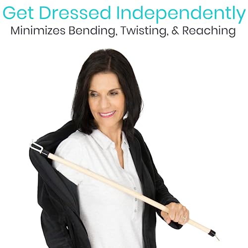 Dressing Stick with Zipper Puller