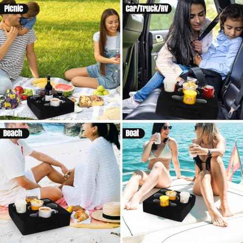Couch Cup Holder Pillow Tray