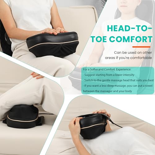Shiatsu Neck and Back Massager Chair Pad with Heat