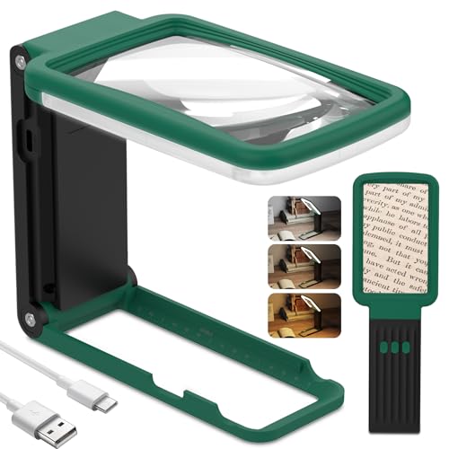 Magnifying Glass with Light and Stand