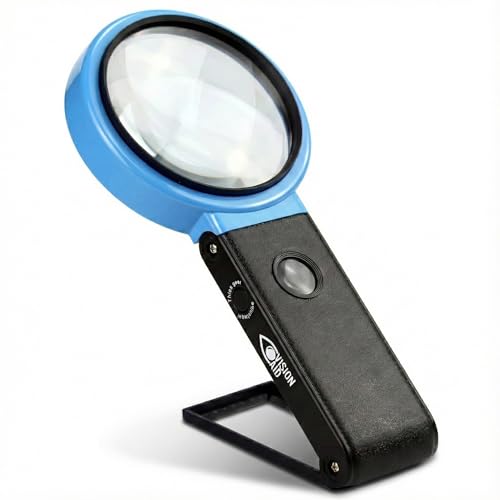 Hands Free Magnifying Glass with LED Lights