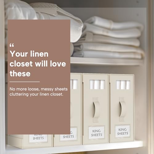 Bed Sheet Organizers and Storage