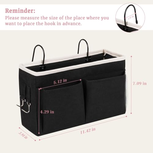 Bedside Hanging Storage Basket Headboards Bunk Beds Dorm Rooms Organizer Caddy for Storage