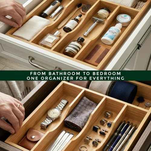 Bamboo Drawer Organizer