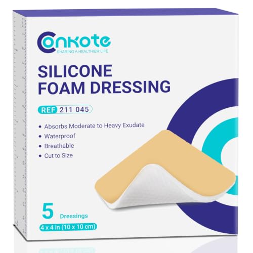 Silicone Foam Dressing Without Border