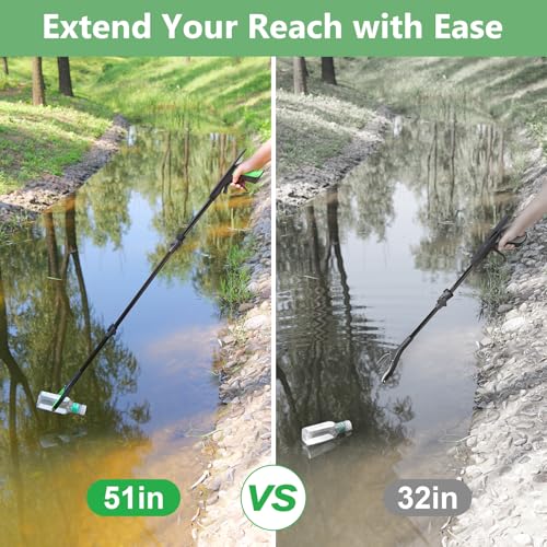 Extra Long Foldable Reacher Grabber Pickup Tool