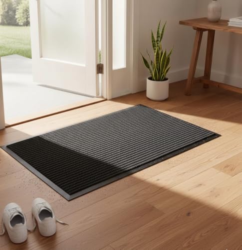 Door Floor Mat Commercial Grade Large Size Heavy Duty Tough Entry Collection Slip Skid Entrance Mat with Rubber Backing Low Profile