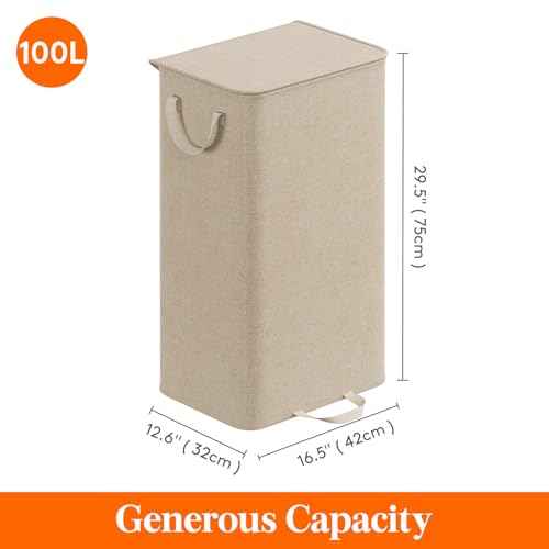 Laundry Hamper with Lid