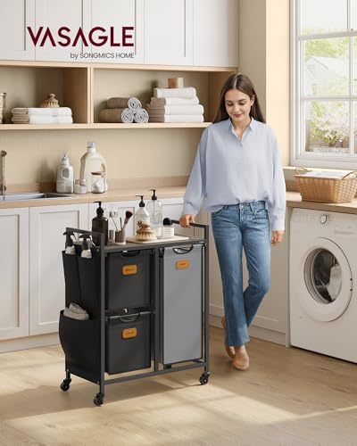 Laundry Hamper with Compartments