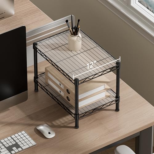 Metal Shelves Wire Shelving Storage Standing Adjustable Shelf Unit