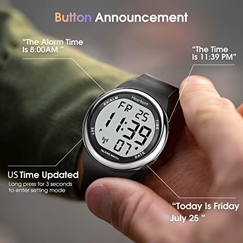 Atomic Talking Watch Sets Itself for Visually Impaired or Seniors