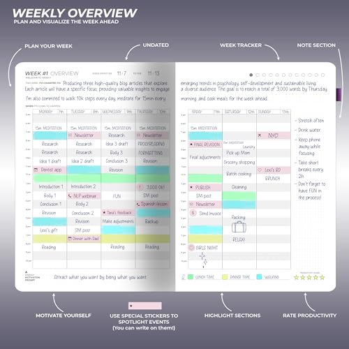12 Week Focus Planner
