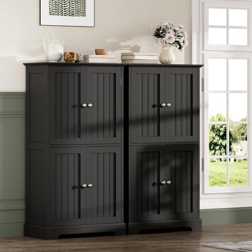 Bathroom Floor Storage Cabinet with Doors