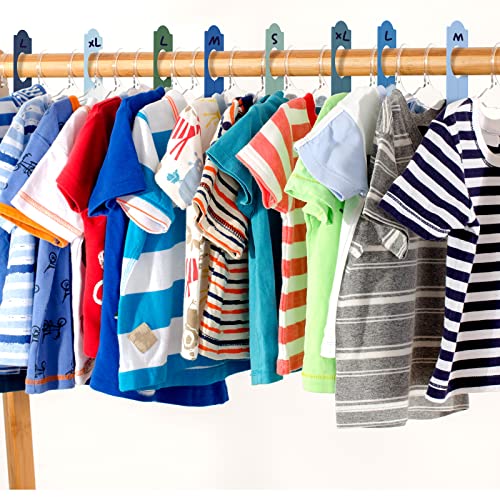 64 Pcs Closet Dividers Hanging Clothes Clothing Rack
