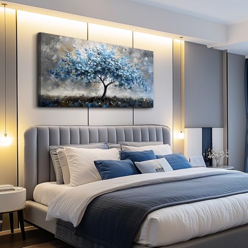 Canvas Wall Art For Bedroom Wall Decor For Living Room Modern Office Artwork For Walls Scenic Painting Forest Tree Landscape Pictures Nature Abstract Decoration Ready To Hang Home Decor