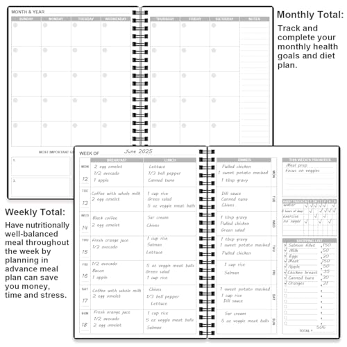 A5 Weekly Meal Planner