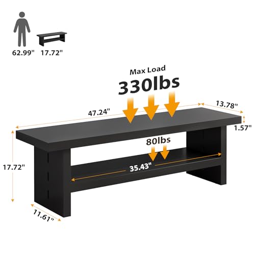 2 Tier Entryway Bench