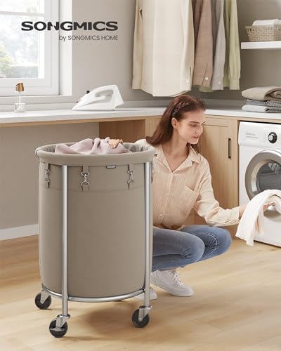 Laundry Basket with Wheels