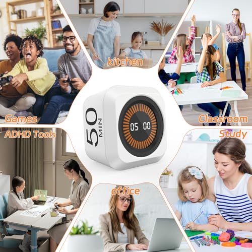 Rotating Cube Visual Countdown Timer