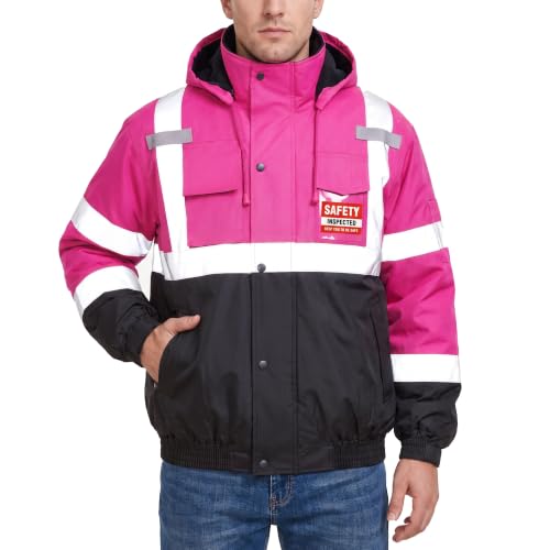 Reflective High Visibility Safety Jacket for Men