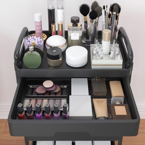 Utility Cart with Drawer & Wheels