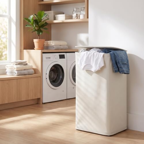 Laundry Basket Hamper with Lid & Removable Bags